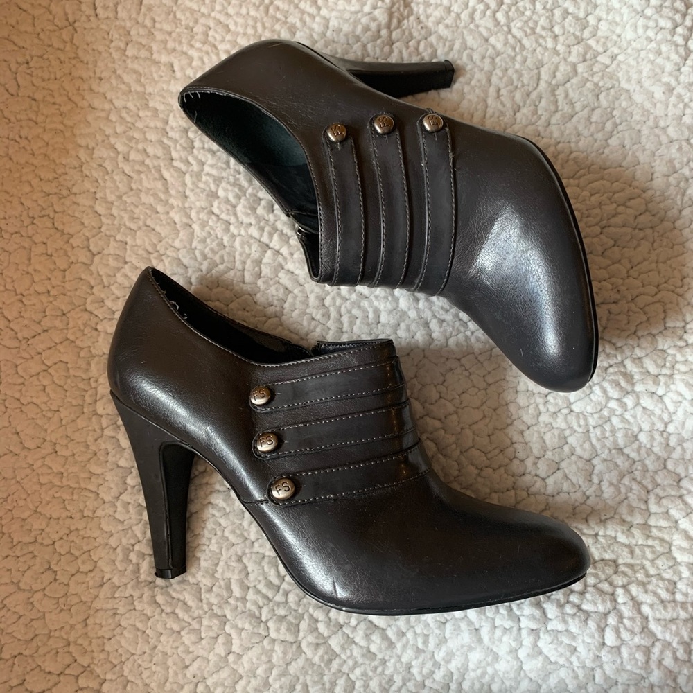 Franco Sarto Gray Ankle Boots